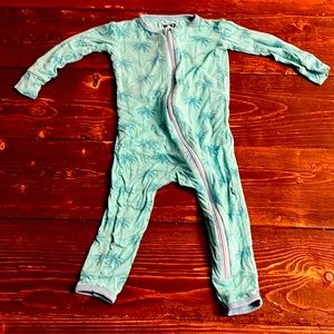 Kickee Pants bamboo zipper Jammies 9-12 months